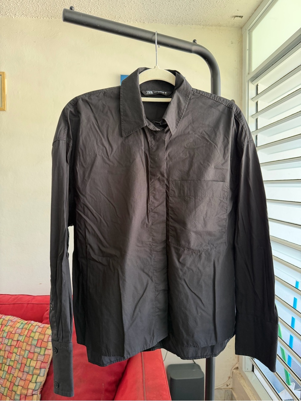 Zara Poplin Pocket Shirt